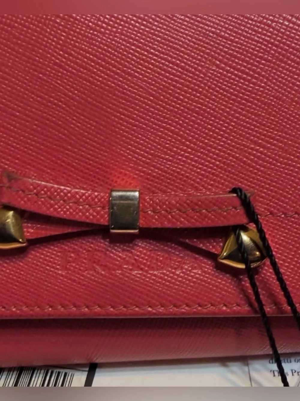 Vintage Prada Saffiano Chic Long Wallet – Peonia Pink /COA